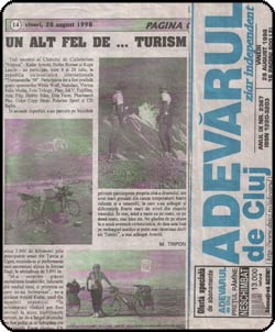 Adevărul de Cluj, 28 august 1998