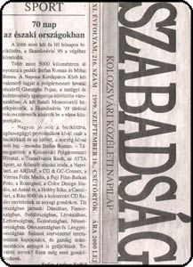 Szabadsag, 16 septemrbrie 1999